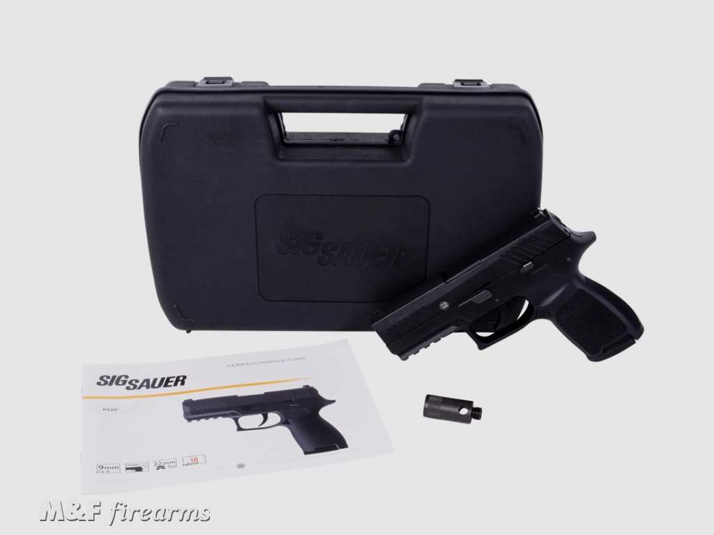SigSauer P320 Schreckschusspistole Kaliber 9 mm P.A.K.