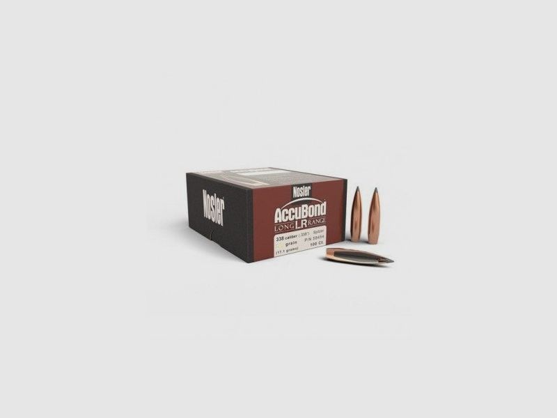 NOSLER Bullets for .338" Accubond LR 300 gr. SP 100 pcs