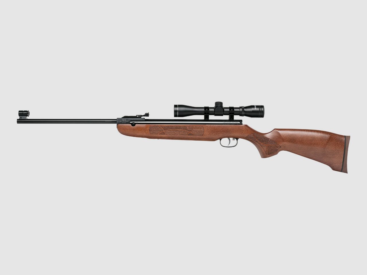 Knicklauf Luftgewehr Weihrauch HW 50 S Buchenholzschaft punziert Kaliber 4,5 mm (P18)