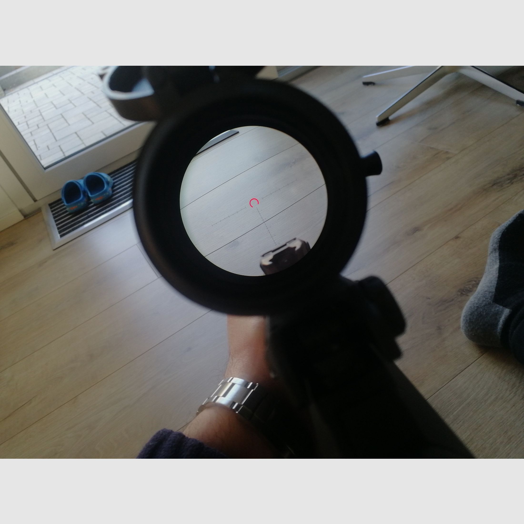 TROY Industries PAR .223 Rem. Sporting Rifle Vorderschaftrepetierbüchse "AR15 AR-15" 5,56 x 45mm NATO *WBK GELB* 1-6x24 Zielfernrohr *Pumpe * mit viel Zubehör * NEUwertig*