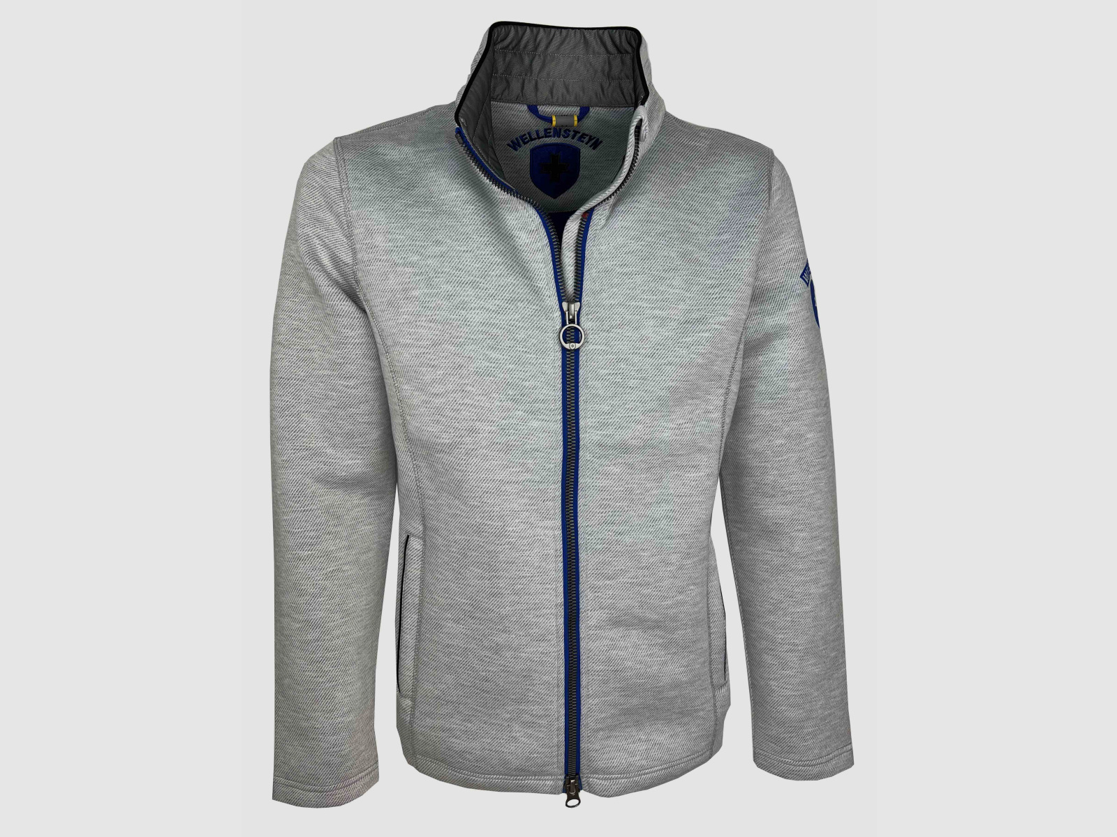 WELLENSTEYN Tampa Men Lightgreymelange Royalblue