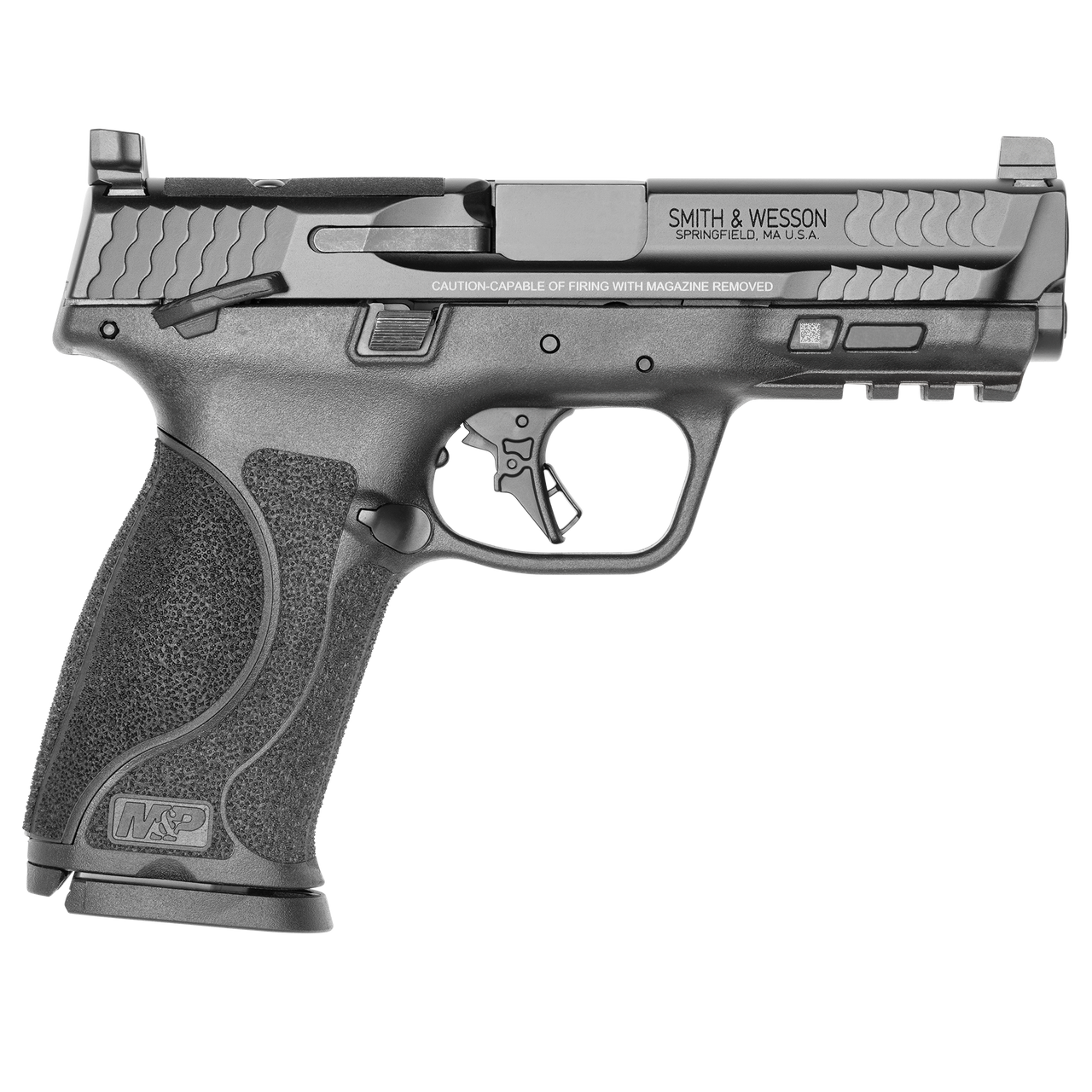 Smith & Wesson M&P9 M2.0 OR THUMB SAFETY BLACK 4.25″, image 1 of 6