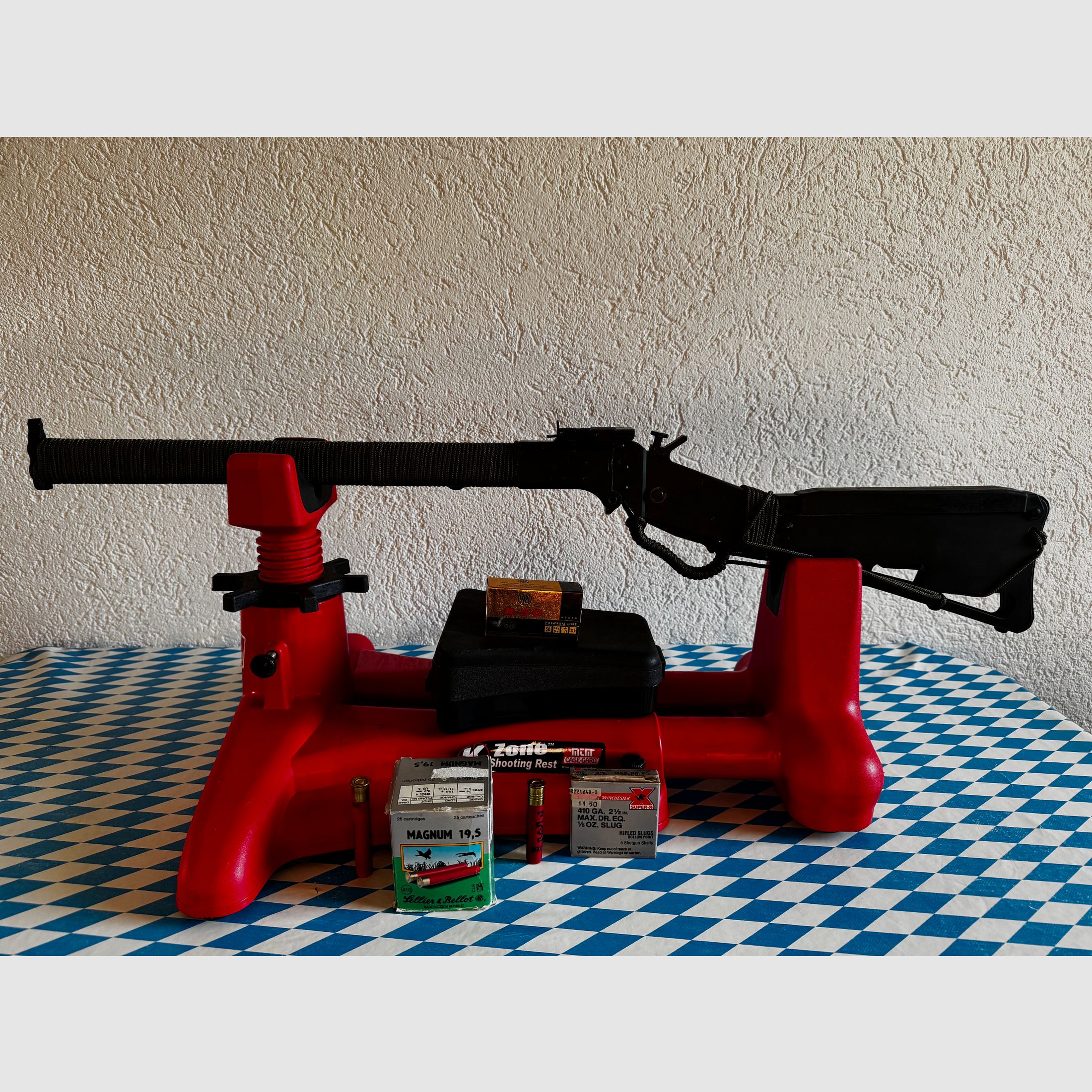 Bockbüchsflinte / Brünner Waffenwerke Modell: M6 Scout von Springfield Kaliber: .22lr / .410/76