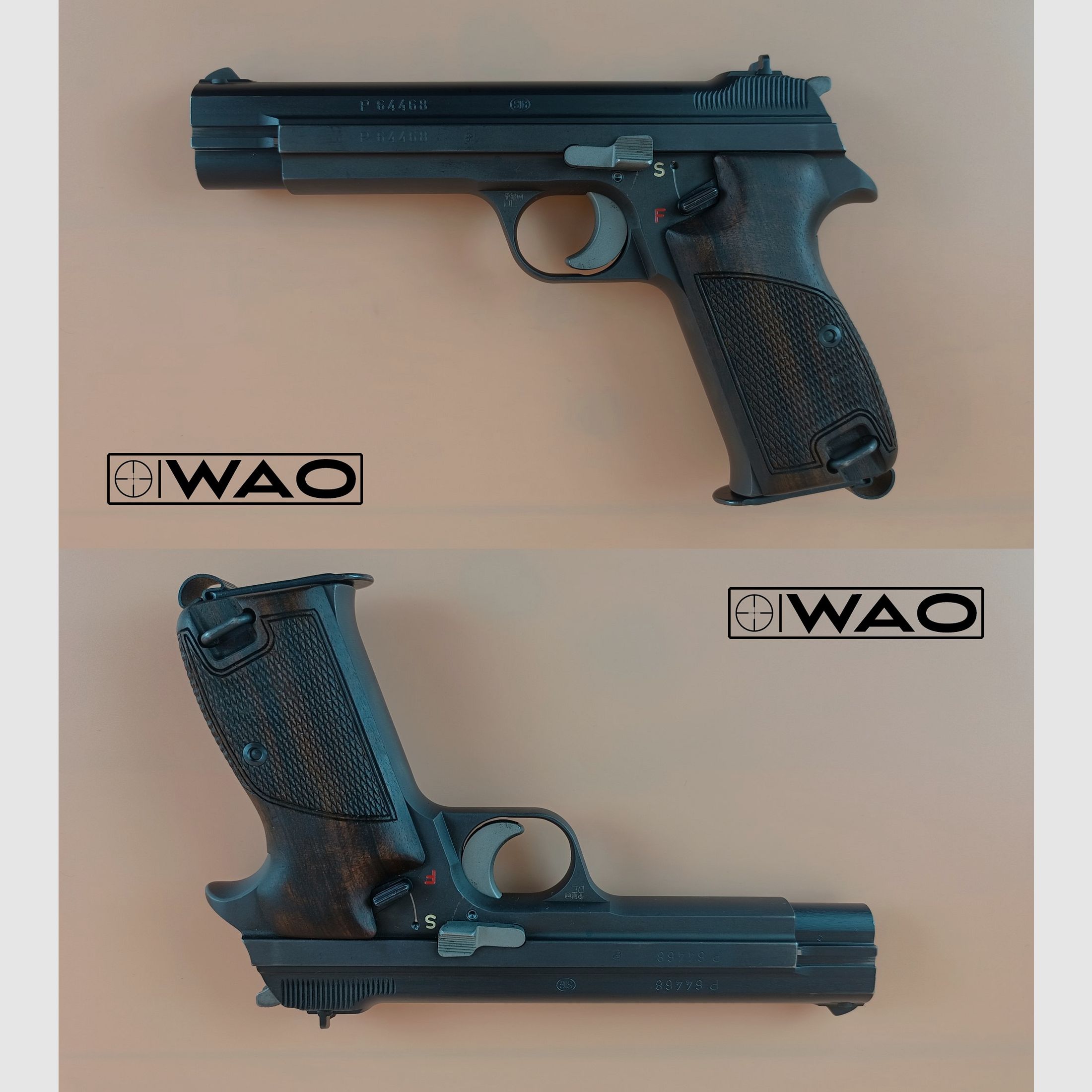 SIG P210-2, P 210-2, Cal. 9mm Luger *Set with interchangeable system Cal. .22 lr*