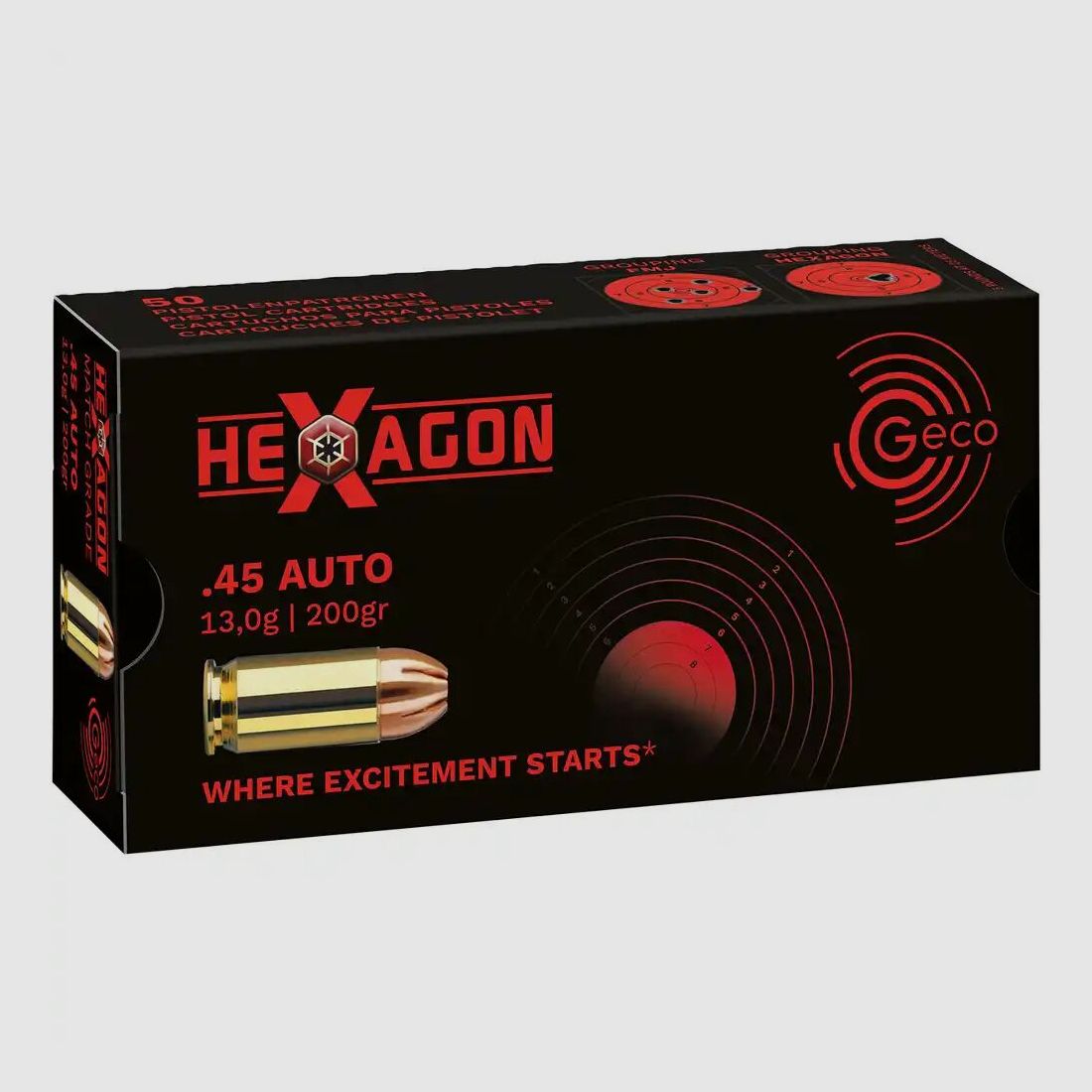 Geco Hexagon 200grs - 50Stk