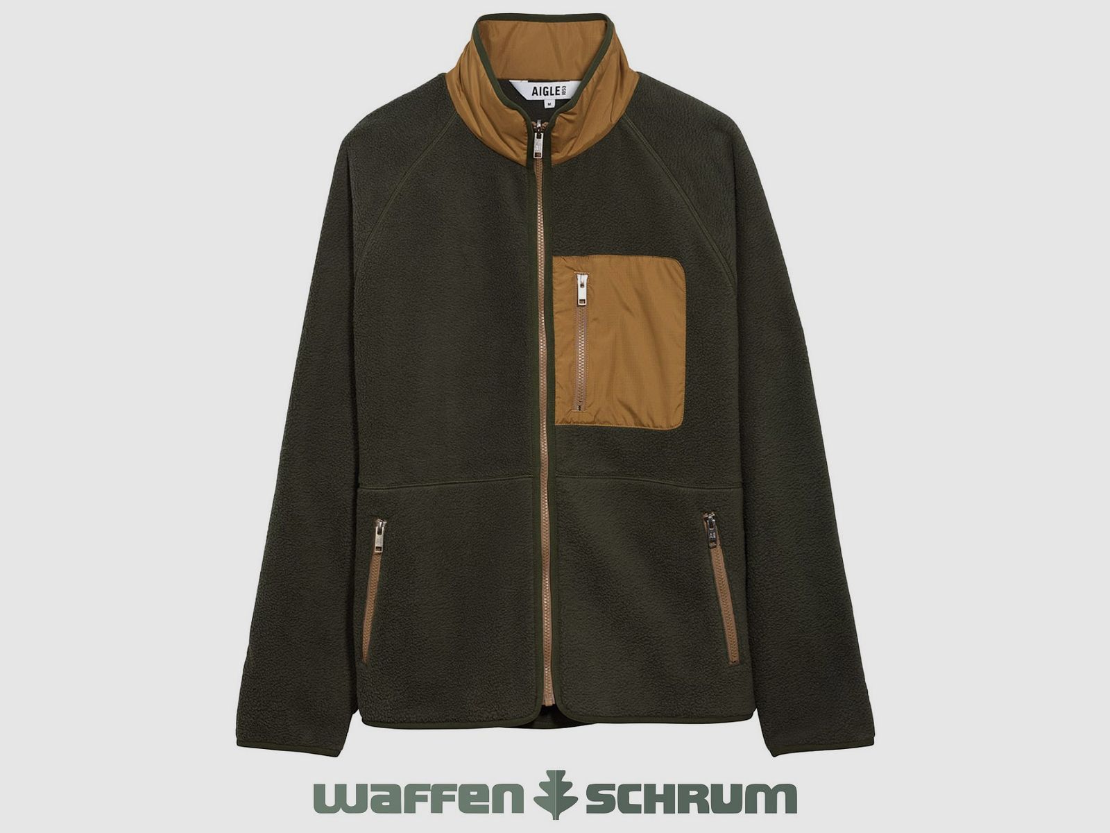 Aigle Fleecejacke Sherpa Zip Up Avocat
