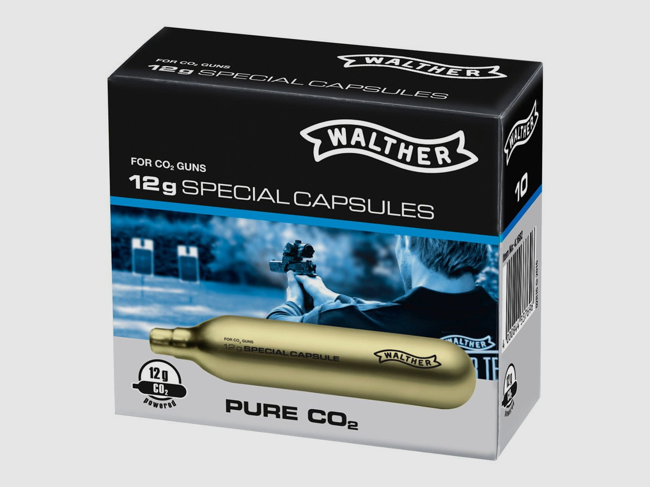 Walther CO2 Kapseln 12 g - 10 Stk.
