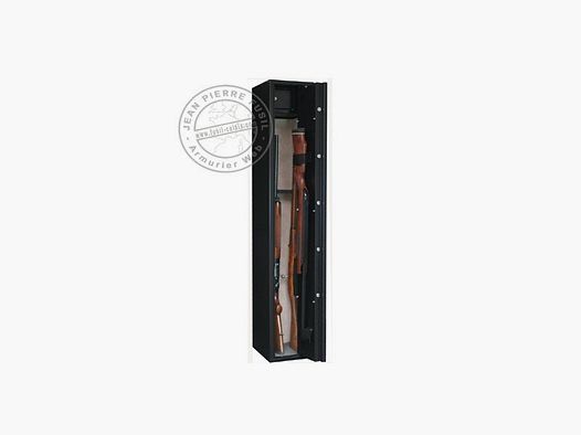 Waffenschrank für 4 Langwaffen mit Zielfernrohr + 1 in der Tür + Safe - INFAC Sentinel