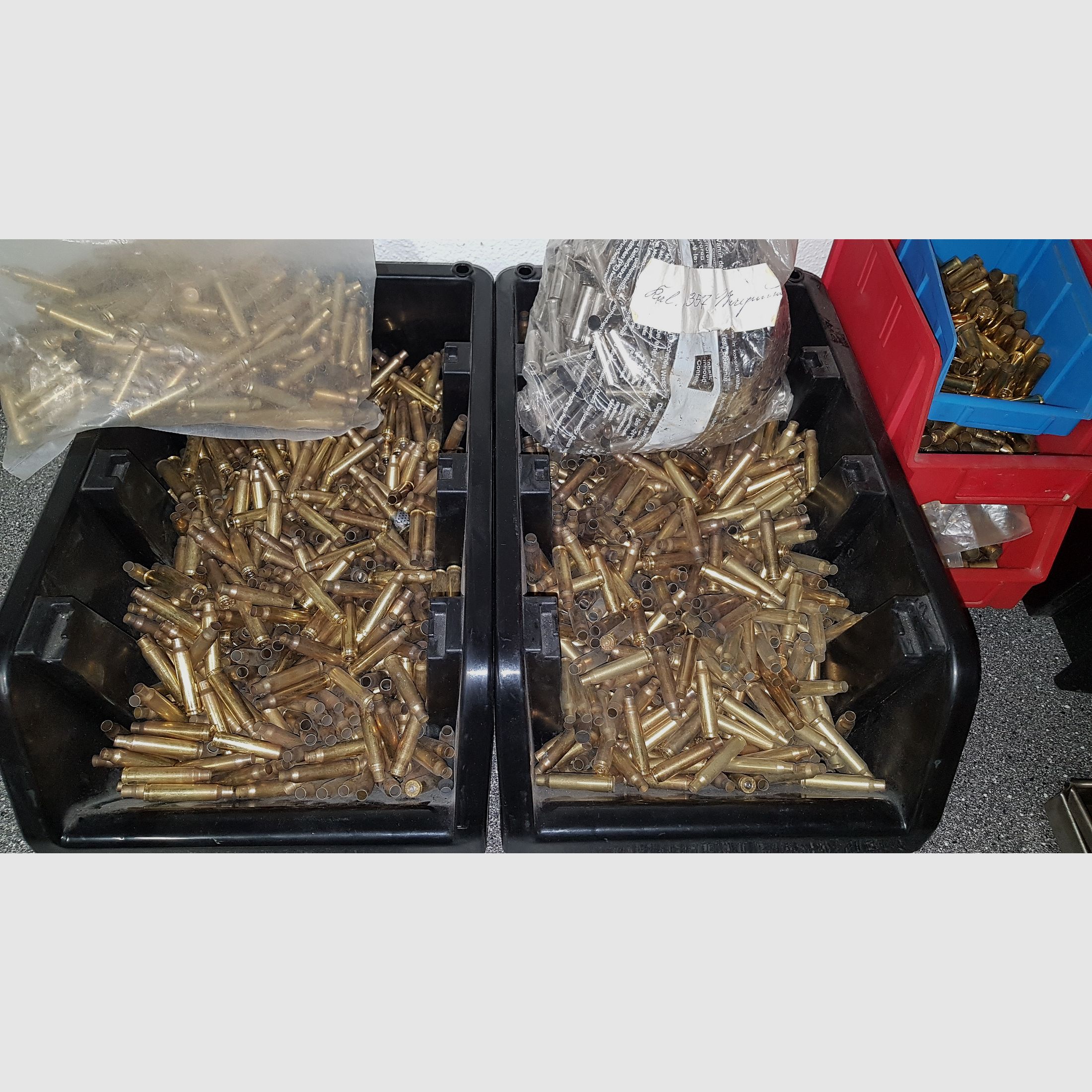 Hülsen zum Wiederladen. 223 Rem, .308 Win, .357, div S&B, Geco -+20Kg