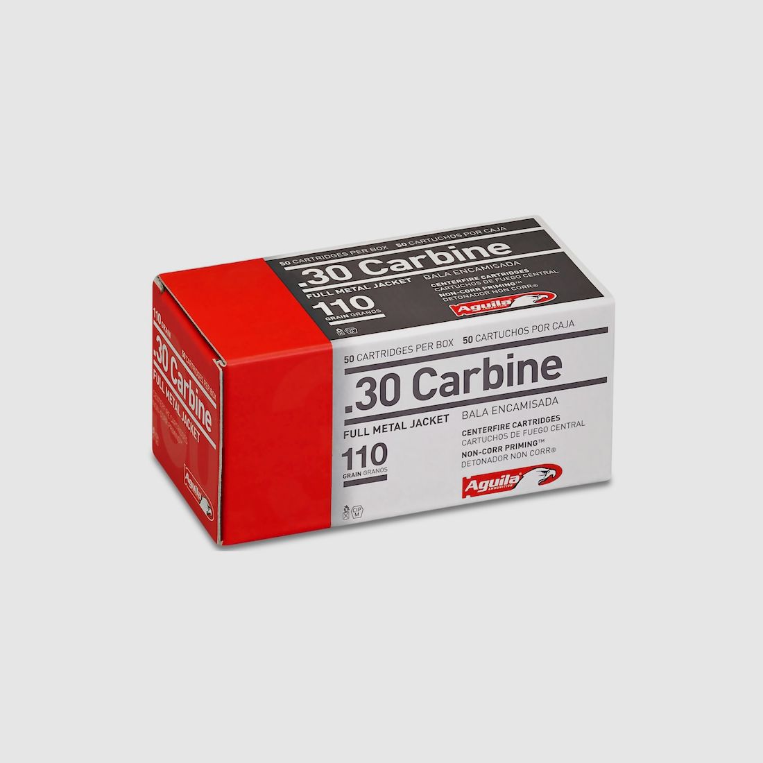 Aguila Standard .30 Carbine 110GR FMJ 50 Patronen