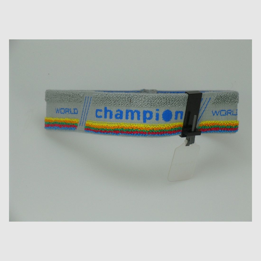 Gehmann Stirnband grau 30mm breit, Abdeckscheibe weiß