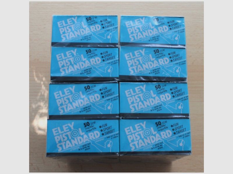 2000 Patronen Eley Pistol Standard .22lr aus einem Los