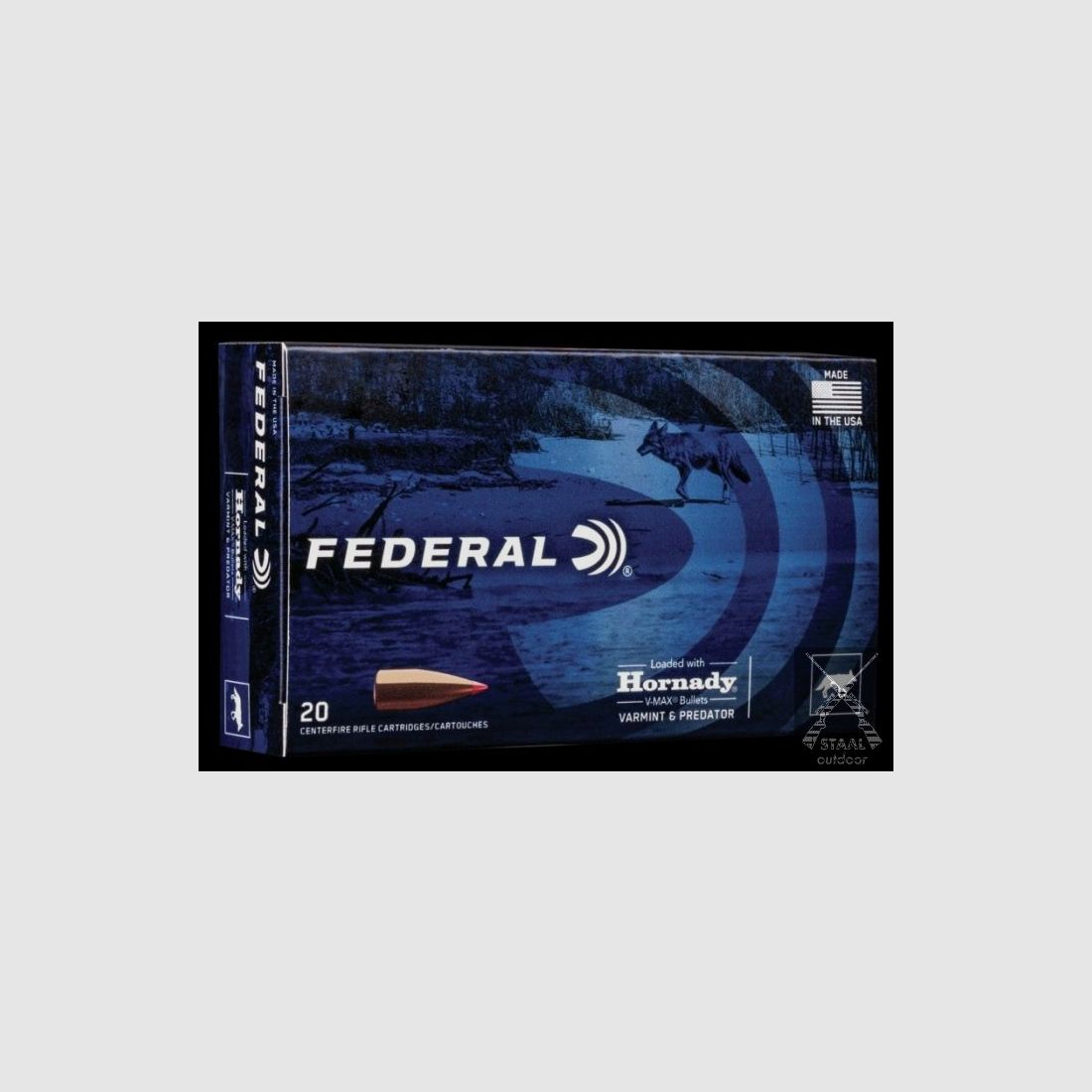 Federal 22-250 V-Max 40 gr