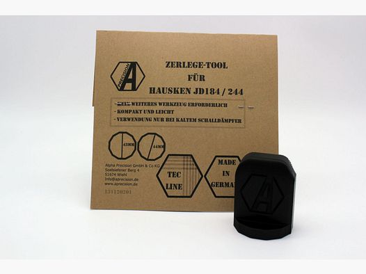 Alpha Precision - Narzędzie do zerowania dla Hausken JD184 / 244 Tłumika