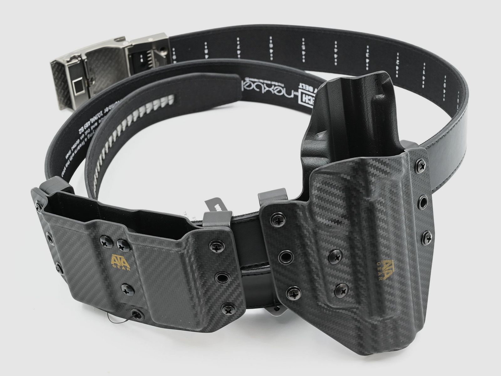 Magazinhalter ATA Gear Double Pouch ver.1, Kydex “Carbon Fiber” für Pistole SIG P210, Bild 1 von 2
