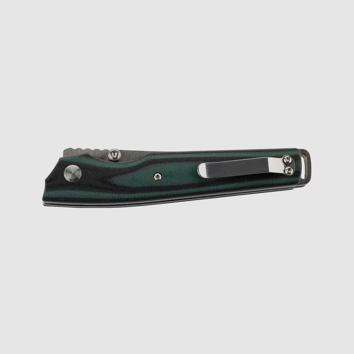 PUMA TEC Folding Knife (green-black G10, Liner Lock)