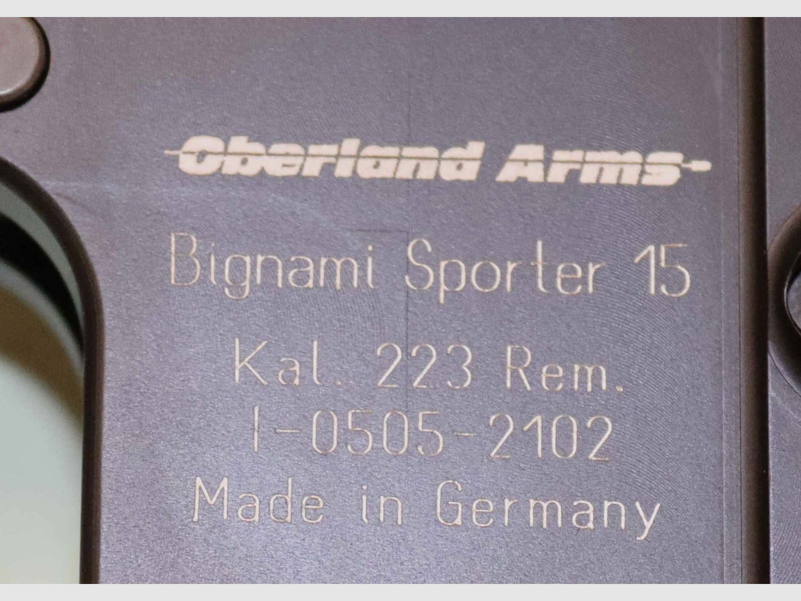 Rifle Oberland Model Bignami Sporter 15 Caliber 223R Sporty, image 9 of 9