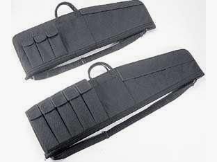 UNCLE MIKE'S Futteral f. Langwaffe Tactical Cordura 104cm schwarz mit Außentaschen