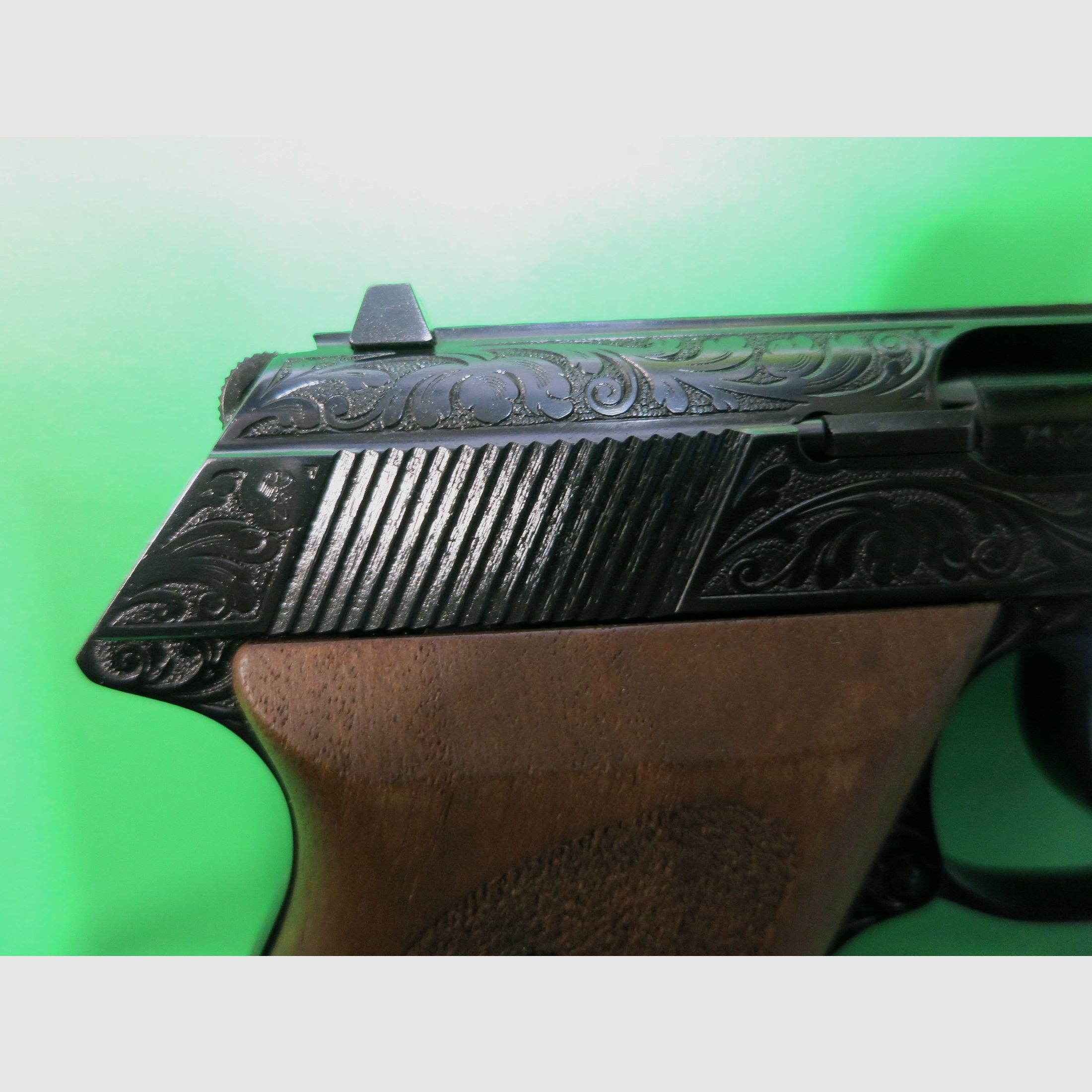 Walther/Ulm, Modell TPH "Eichenlaub", Kaliber .22lr, Taschenpistole, wie neu     #73, Bild 5 von 12