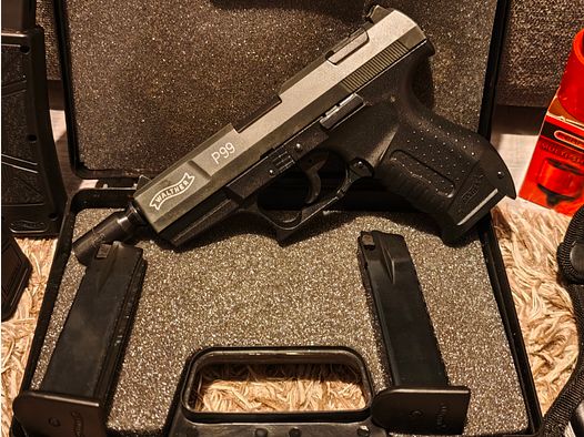 Walther P99 Schreckschuss + Zubehör