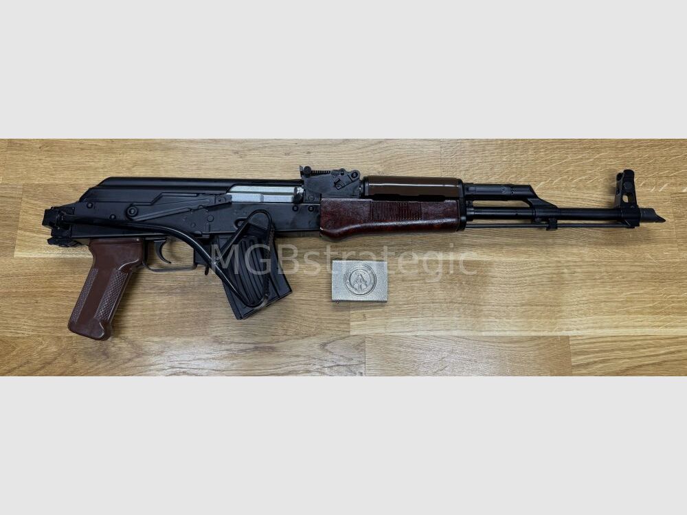 Oryginalne akcesoria NVA MPi KMS-72 - WBP Jack - karabin samopowtarzalny 7,62x39 MGBs Retro wersja - można zamontować bagnet - Wyprodukowano w Polsce - system AKM AK47 AK74 - styl MPi KMS 72