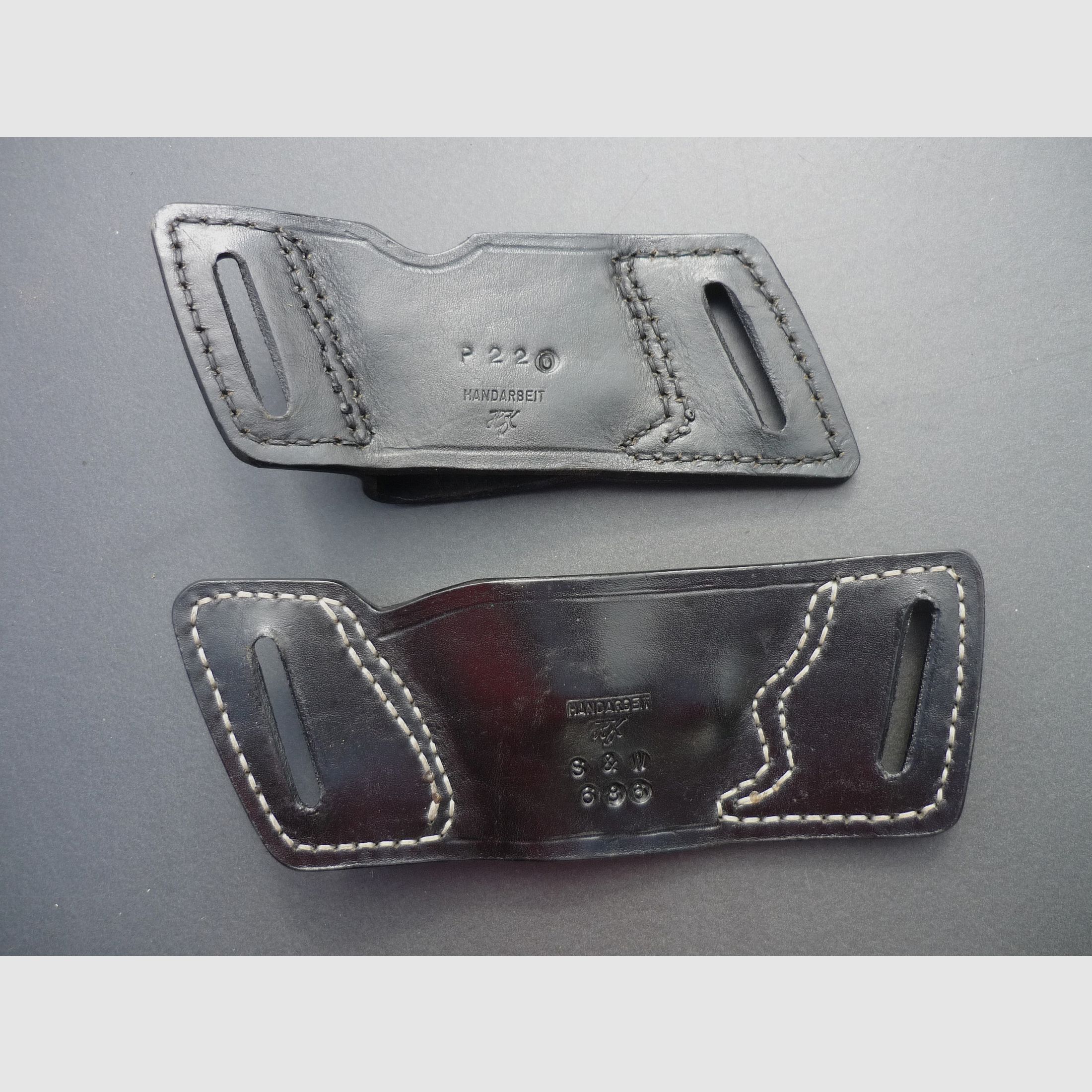HKDesign Holster Art. Nr. 006 Yaqui Holster für S&W 686 bzw. P220 - Rechtshänder