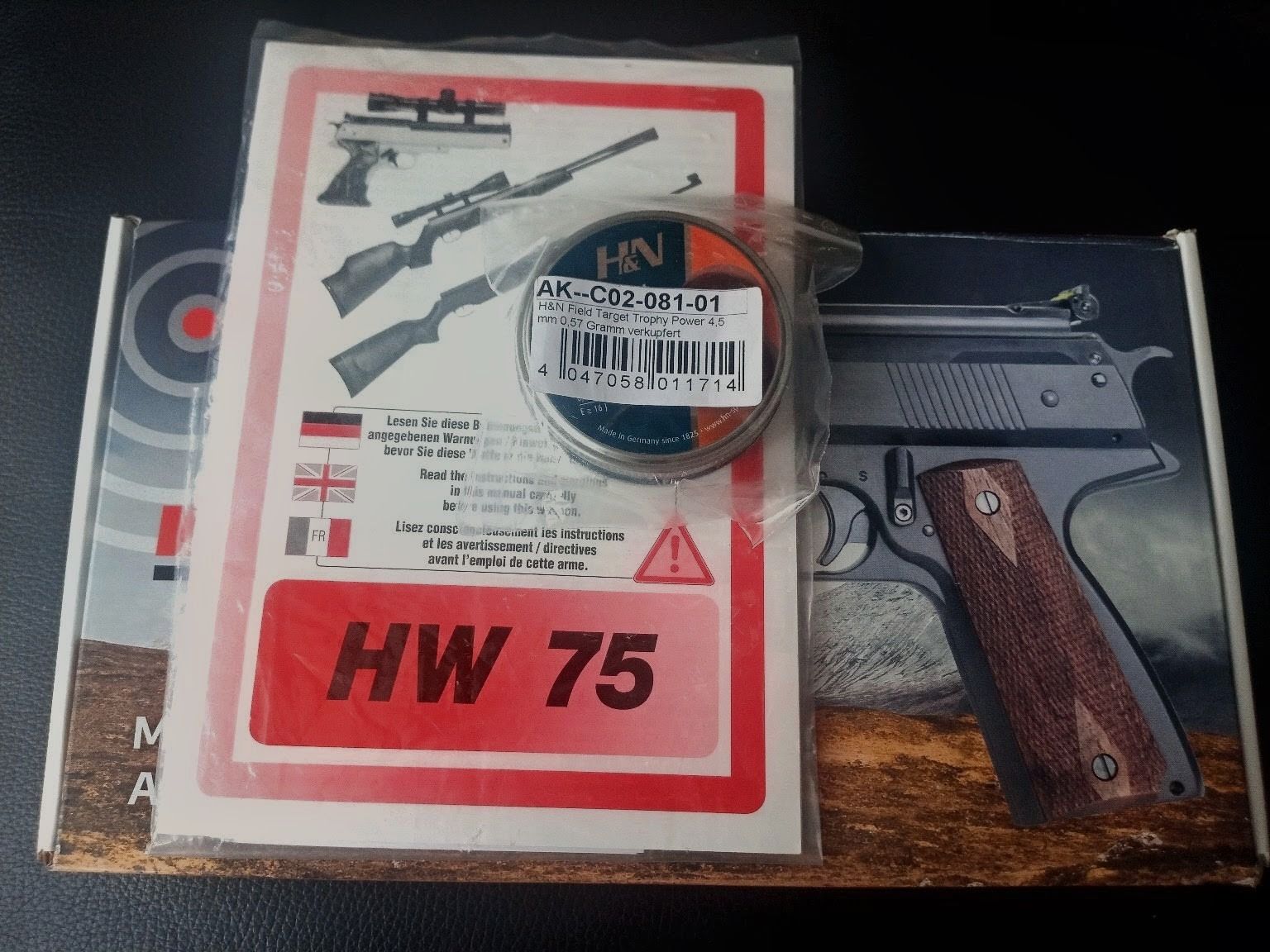 Weihrauch HW75 – Kal. 4,5 mm – Neuwertig – DSB-konform – Komplett mit Zubehör