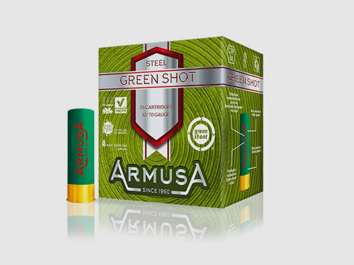 Stahlpatronen ARMUSA Green Shot - Kaliber 12