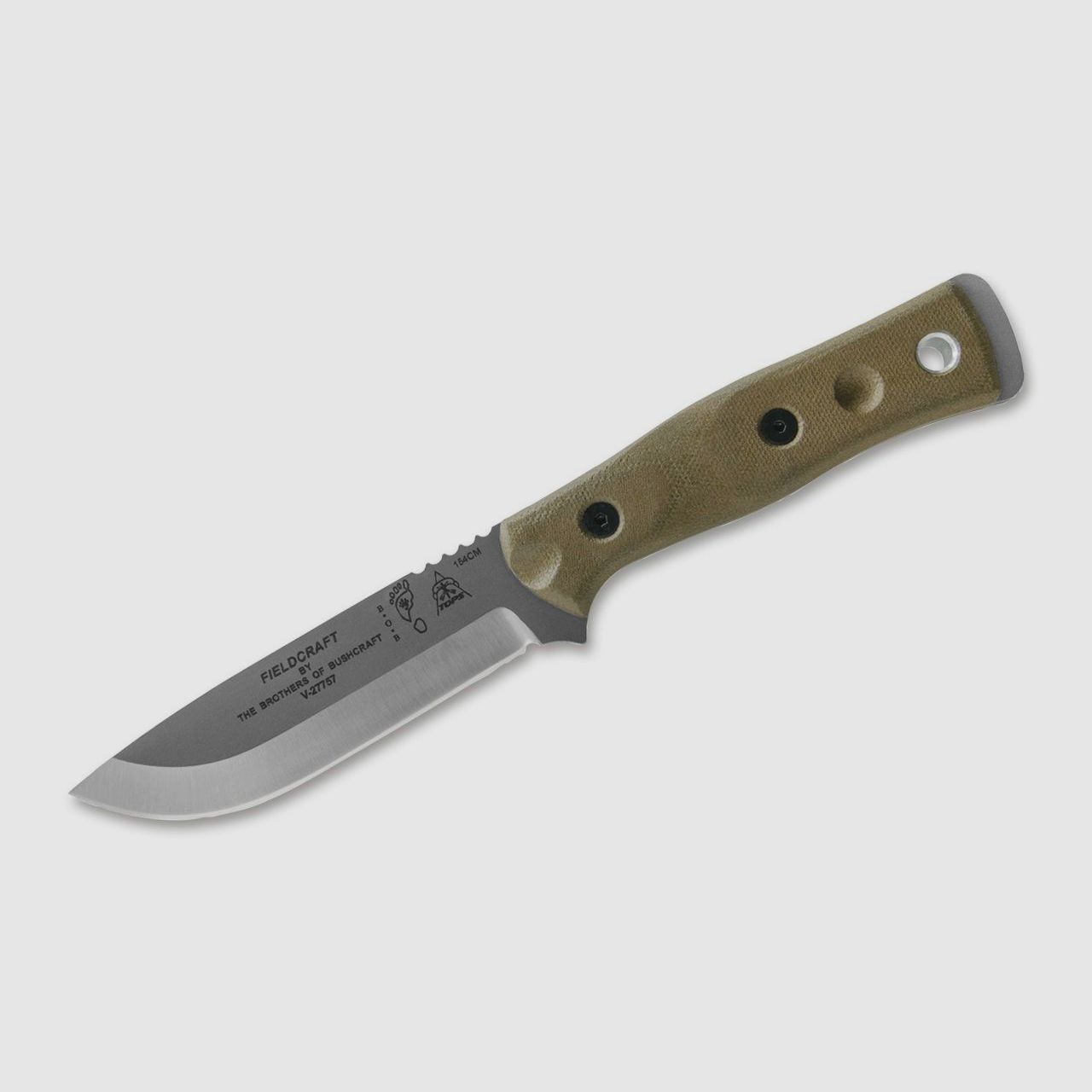 Messer B.O.B. Fieldcraft Green Micarta