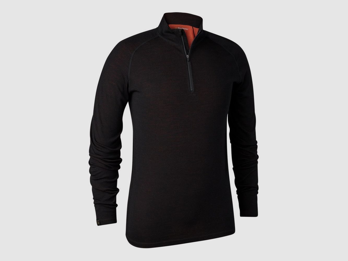 Koszulka z zamkiem DEERHUNTER Quinn Merino, zdjęcie 1 z 5