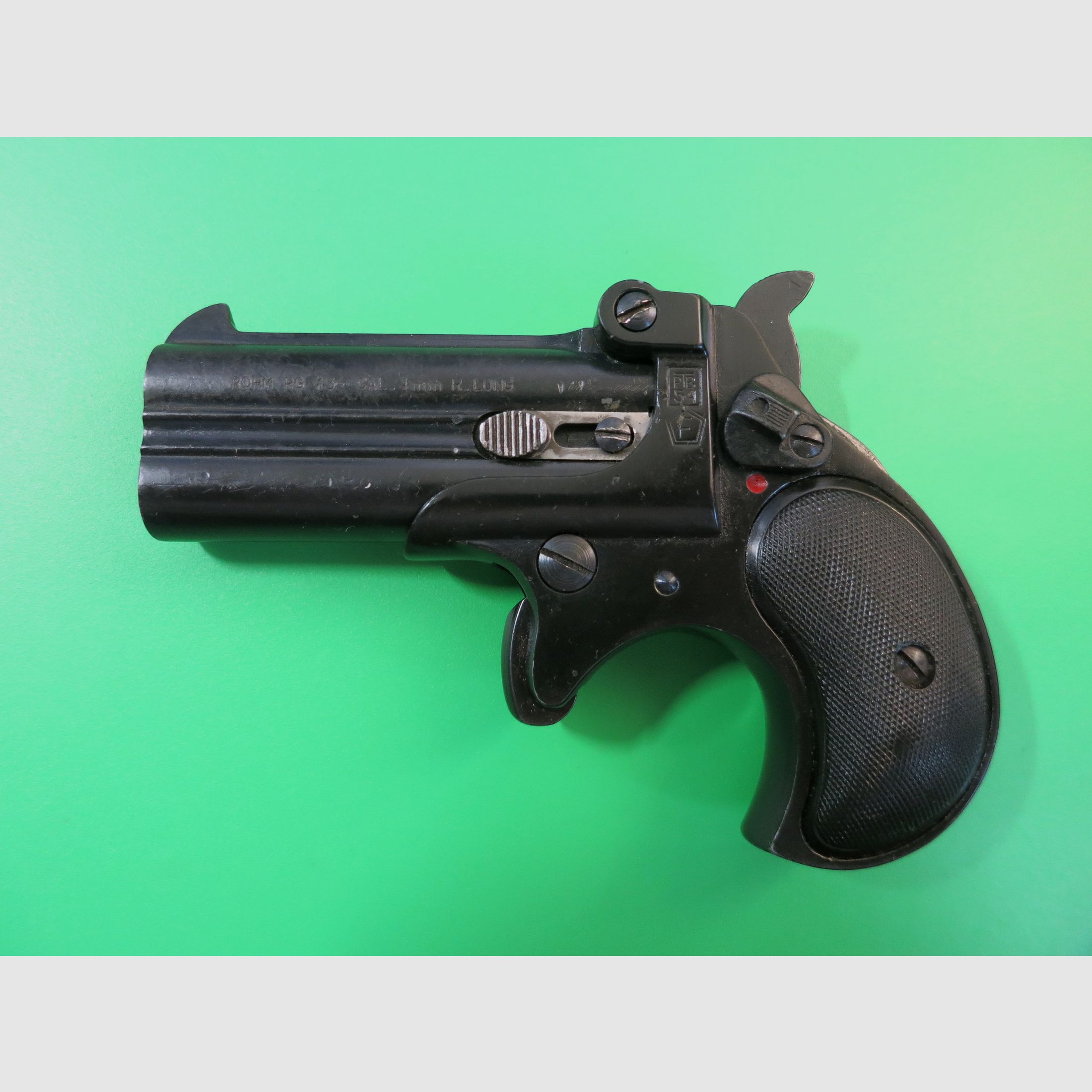 RÖHM RG13 Derringer, 4mm R lang, PTB 54 + "F" im Fünfeck, bedürfnisfrei!    #84