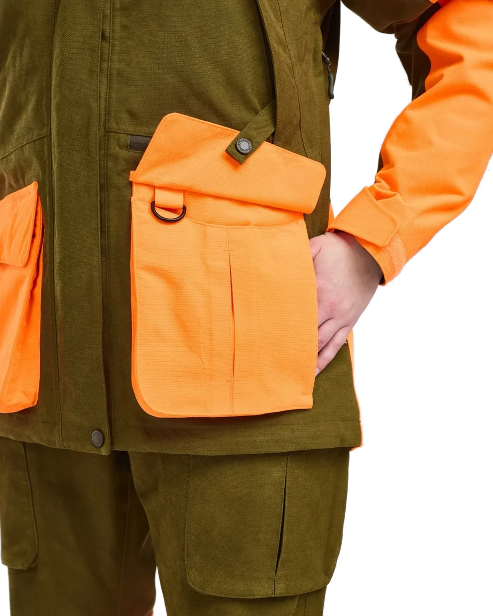 Veste Pinewood Furudal 5918 Olive Green/Orange 3XL, image 7 sur 9