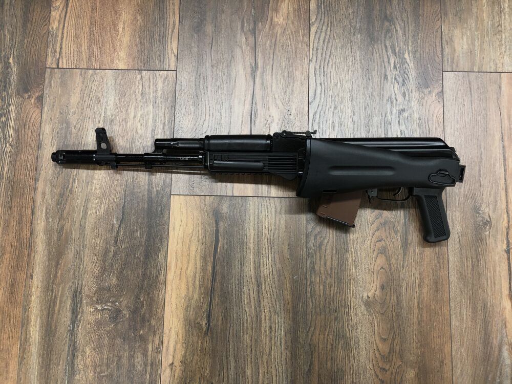 Izhmash Saiga MK 105 - półautomatyczna karabina 5,45x39 cywilna AK74M - długość lufy 415 mm - składany kolba - wersja cywilna - system AK74 AK47