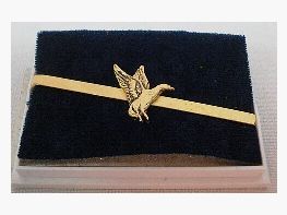Krawattenschuif eend goud -