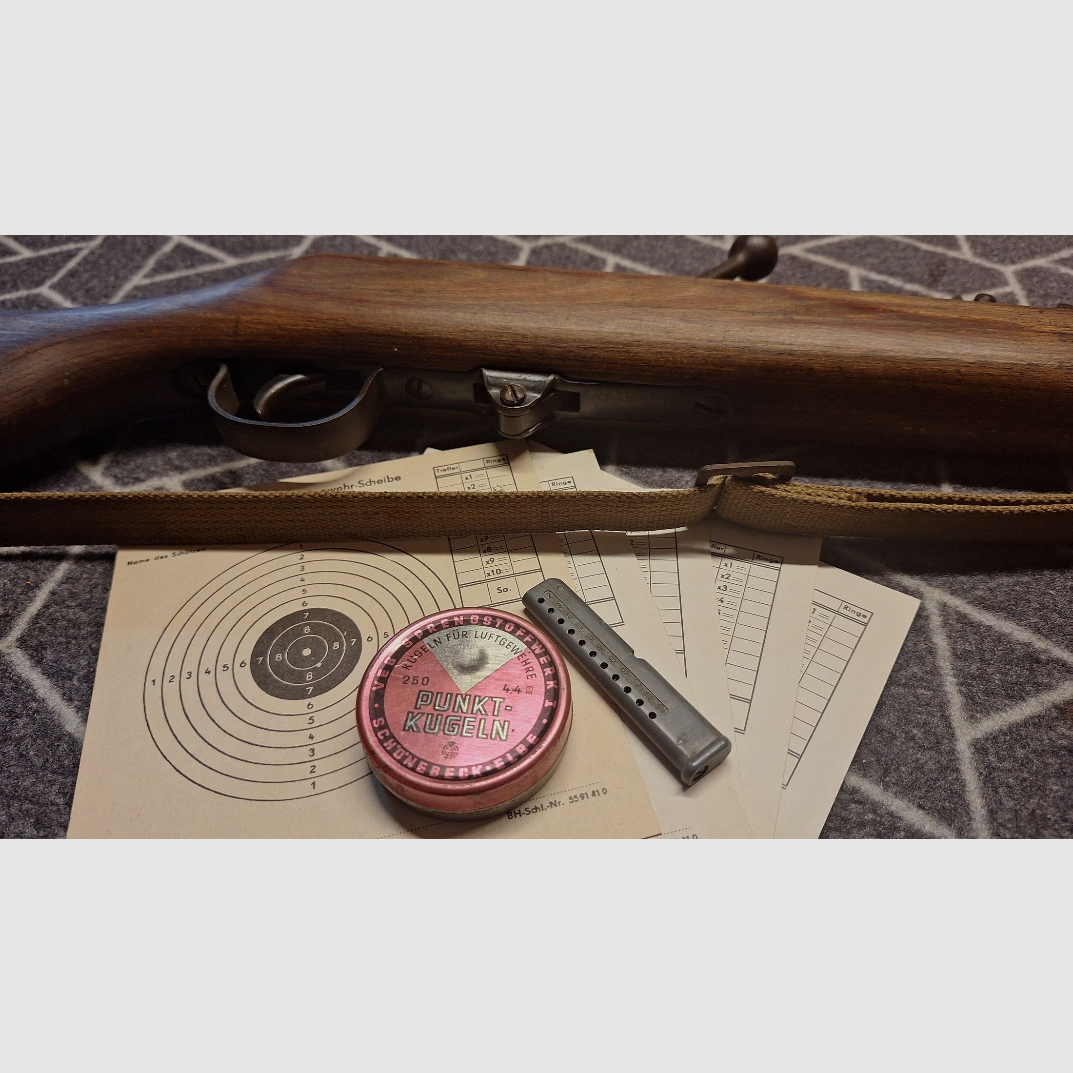 Haenel Suhl Sport Model 49a (not 310) with sling and 12-round magazine!