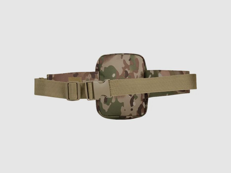Brandit Taillengürtel "Allround" mit Tasche + Flaschenhalter - Tactical Camouflage