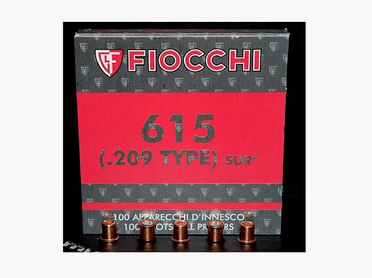 FIOCCHI Amorces DFS 615 SUR Conf. 100pcs