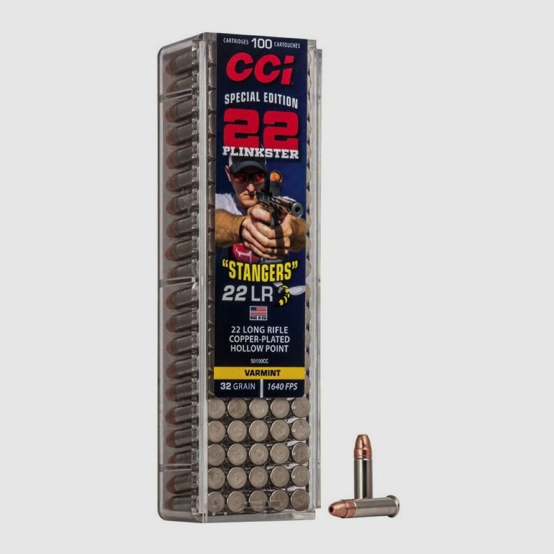 CCI Stangers CPHP 32grs 100St .22lr