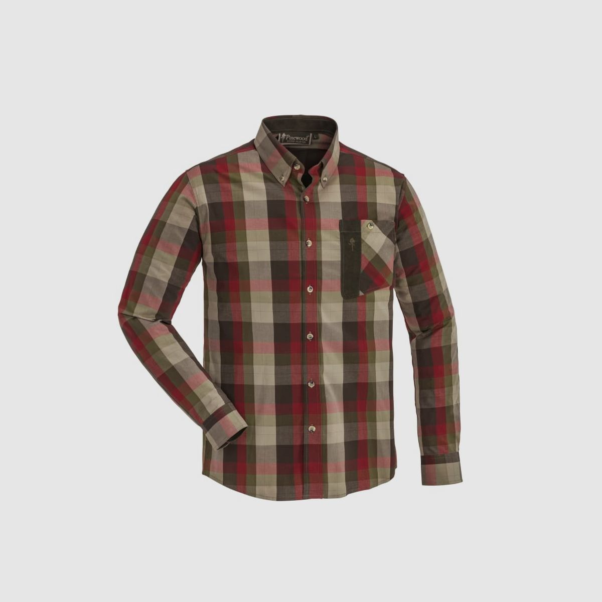 Hemd à carreaux rouges PINEWOOD Himalaya