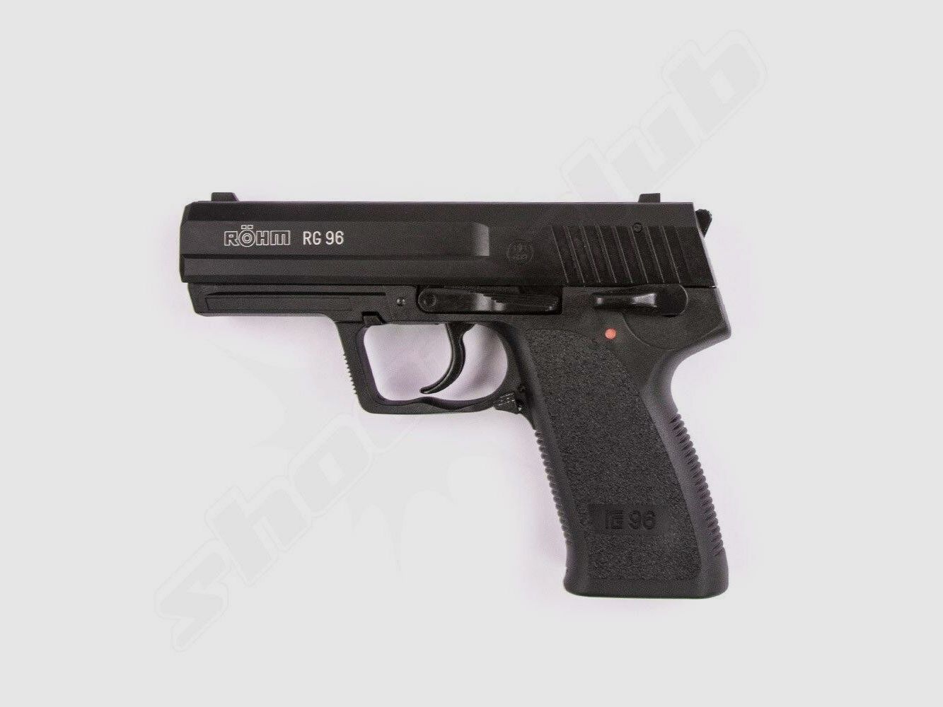 Röhm RG 96 Schreckschusspistole brüniert inkl. 50Platzpatronen