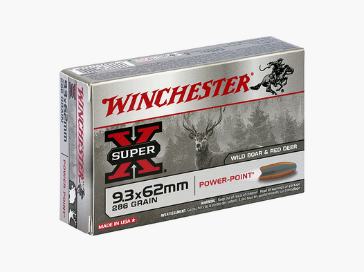 Balles Winchester Power Point - Cal. 9.3x62