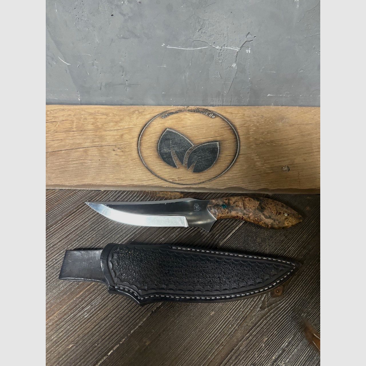 Handcrafted collector's knives BOA - Hunter Series, ATS-34 steel