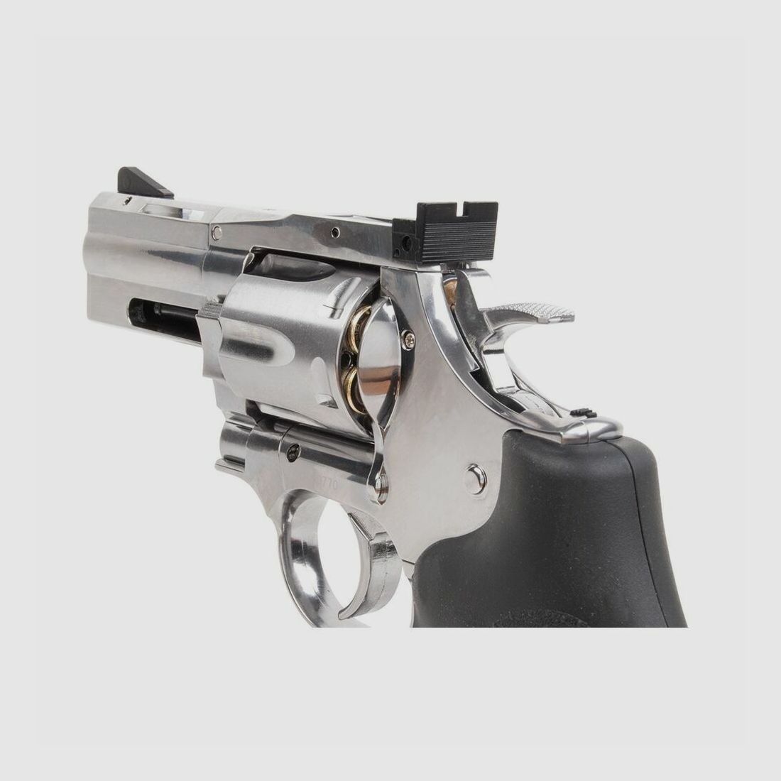 Dan Wesson 715 2,5" .177 Silber 4,5mm Druckluft Co2