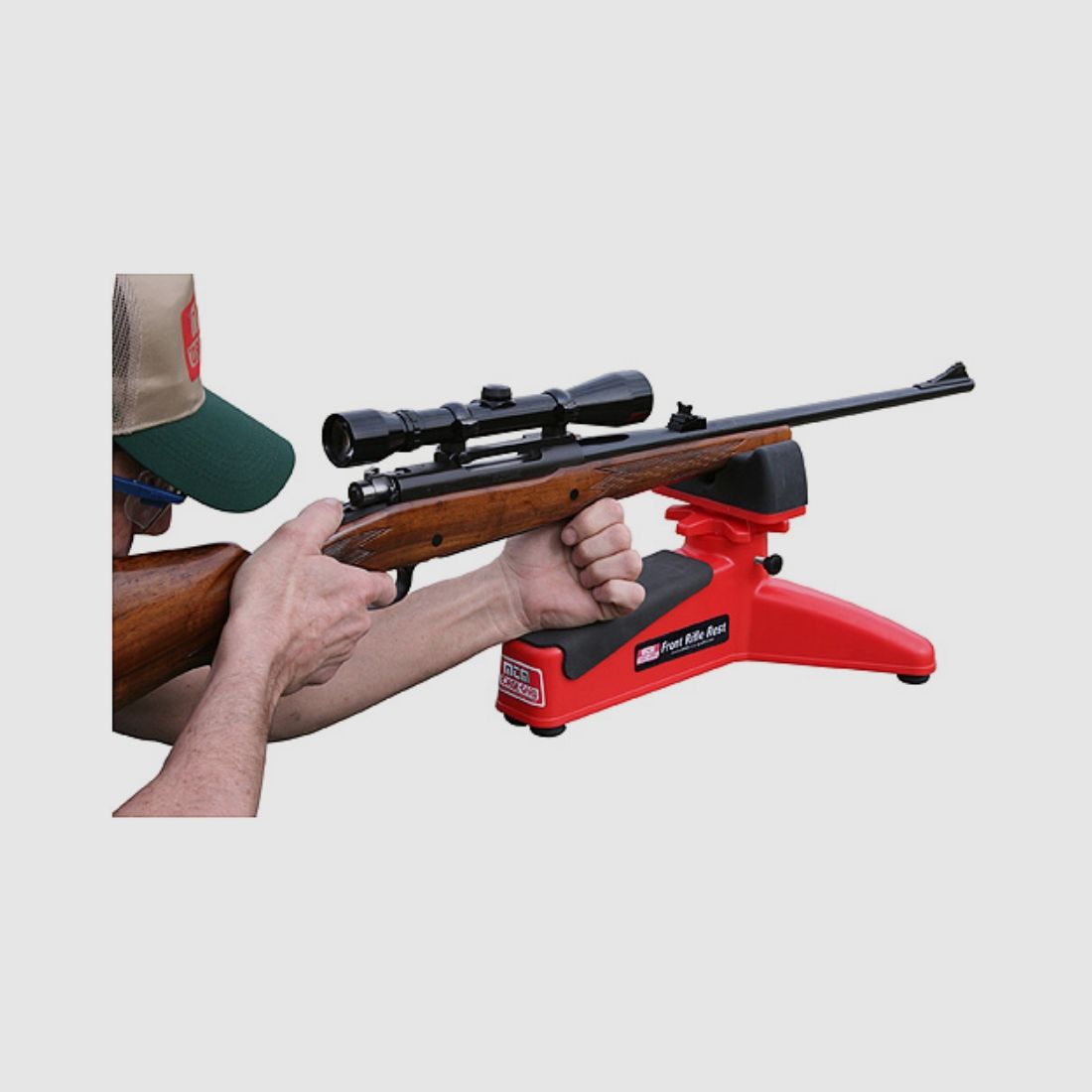 MTM supporto di tiro per armi corte e lunghe FRR-30 rosso