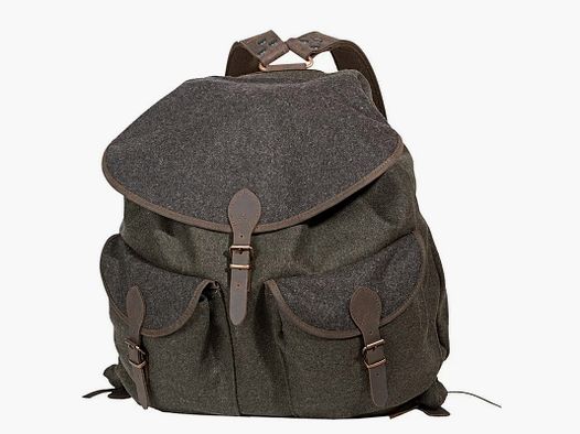 Mochila de lona AKAH verde/gris 20 L