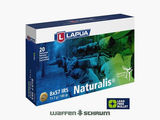 Lapua Naturalis 11,7g - 180gr. 8x57JRS