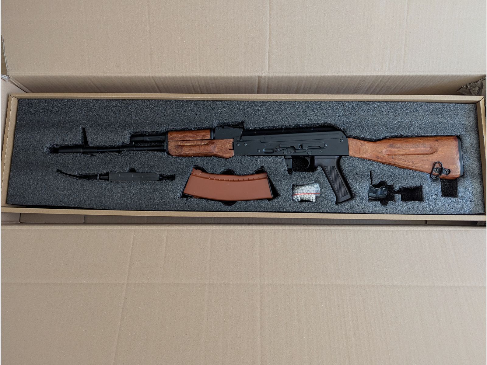 Begadi AK-74 Sport S-AEG mit Begadi CORE EFCS / Mosfet, Echtholz Festschaft