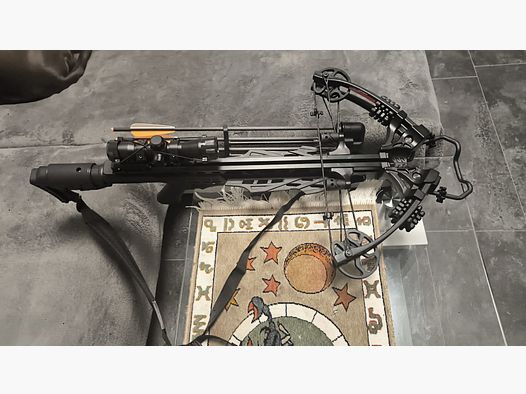 Arco compuesto Man Kung MK-XB58BK en estado como nuevo