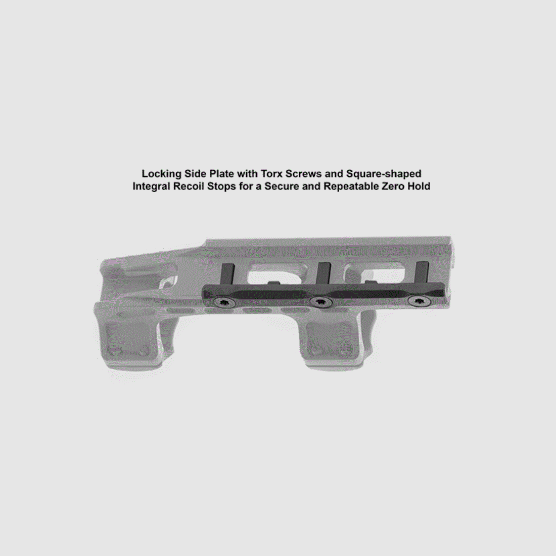 UTG® ACCU-SYNC® 30mm High Profile 50mm Offset Picatinny Rings