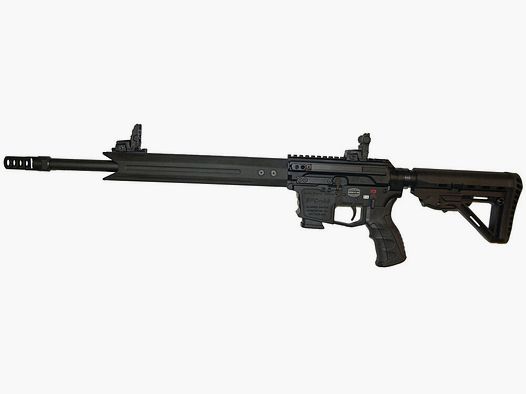 Schwaben Arms GmbH/GWMH Selbstladebüchse GWMH SPC-SPORTER A4 17" (SWISS PISTOL CARBINE) BLACK Kal.9x19 AR15 Glock Magazin